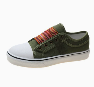 Lara | Gestreepte Canvas Sneakers Stijl 4