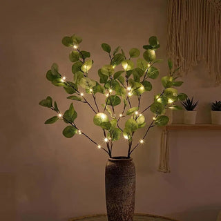 Lichtgevende olijf- of kersenbloesemtak met verstelbare led-lichtbronnen – warm wit, 70-90 cm