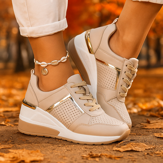 Lorena | Comfortabele Lift Sneakers Beige