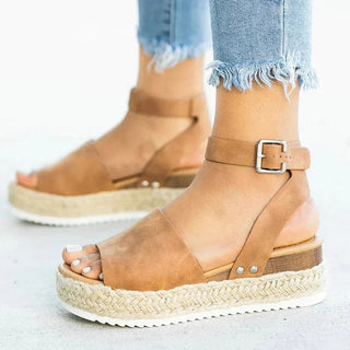 Luma | Elegante zomersandalen voor dames – Handgemaakte kwaliteit & comfortabele pasvorm Bruin