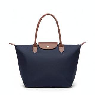 Luxe Oxford schoudertas voor dames met een elegant ontwerp en functionaliteit, ideaal voor dagelijks gebruik en op reis. Marineblauw