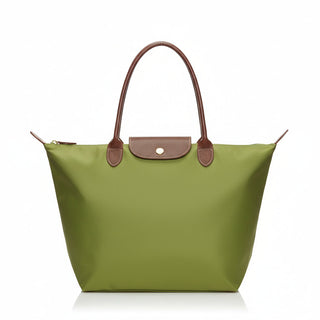Luxe Oxford schoudertas voor dames met een elegant ontwerp en functionaliteit, ideaal voor dagelijks gebruik en op reis. Lichtgroen