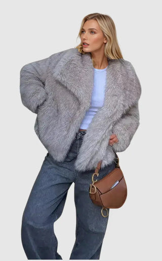 Macy | Luxe damesjas van imitatiebont