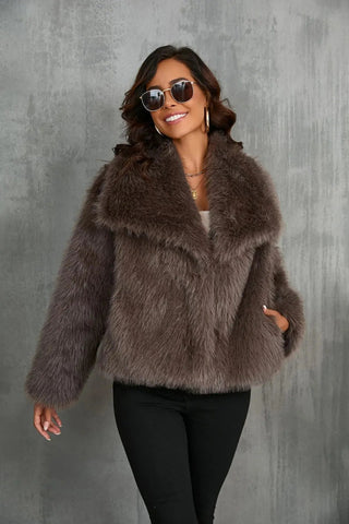 Macy | Luxe damesjas van imitatiebont
