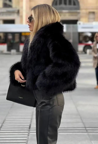 Macy | Luxe damesjas van imitatiebont