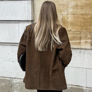 Maeve Suède Voorjaarsjas voor Dames met Lichtgewicht Ademend Ontwerp en Tijdloze Stijl