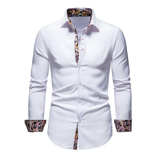 Magnus | Overhemd met Paisley Accent Wit
