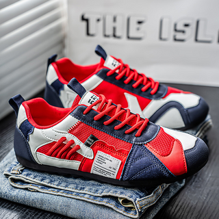 Heren Sneakers met Veters en Mesh