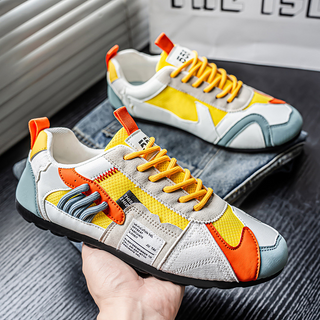 Heren Sneakers met Veters en Mesh