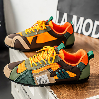 Heren Sneakers met Veters en Mesh