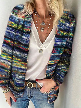 Marlowe | Kleurrijk gestreept vest Blauw