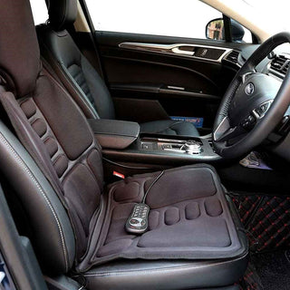 Massagekussen met 8 standen, inclusief verwarmd rug- en nekkussen, voor in de auto en thuis.