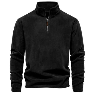 Max | Fleece Coltrui Zwart