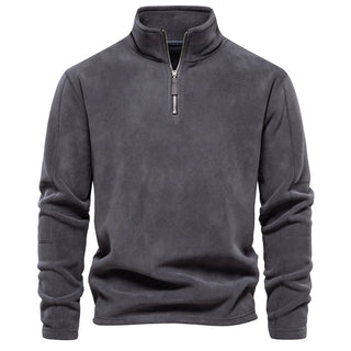 Max | Fleece Coltrui Donkergrijs
