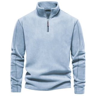 Max | Fleece Coltrui Lichtblauw