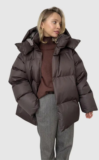 Maxime | Modern Warmth Design Pufferjack – Perfect voor koude dagen bruin