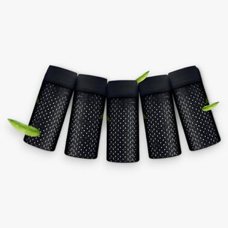 Sten | Heren Bamboe Boxershorts 10-Pack, Ademende Onderbroek 5 Zwart