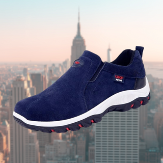 Enzo | Schokdempende Instapschoenen Blauw