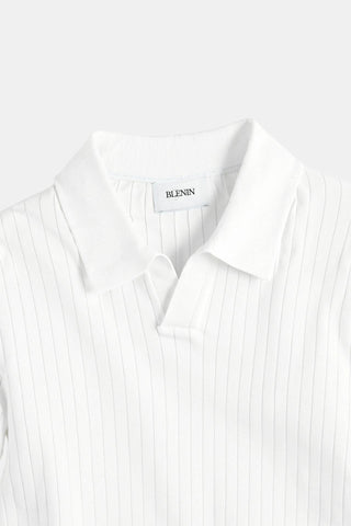 Nolan | Minimalistische Gebreide Polo