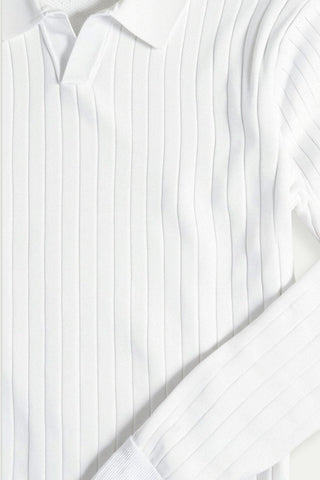 Nolan | Minimalistische Gebreide Polo