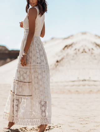 Mira | Boho maxi-jurk voor dames – Luchtig silhouet & Artistieke vrijheid