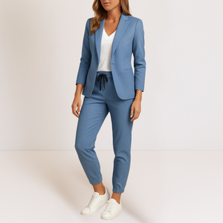 Monique | Elegant en comfortabel damespak Blauw