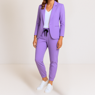 Monique | Elegant en comfortabel damespak Paars