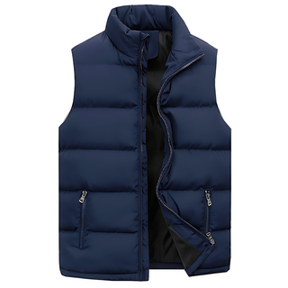 Moritz | Stijlvol gewatteerd vest voor heren blauw