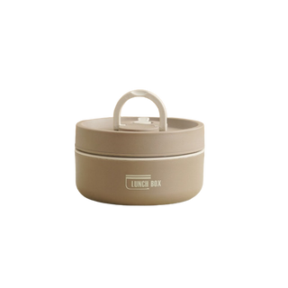 Isobox™ | Meerlagige geïsoleerde lunchbox (Incl. GRATIS draagtas t.w.v. €19,95) Bruin Klein
