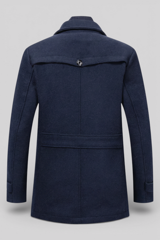Winterjas Heren Marineblauw