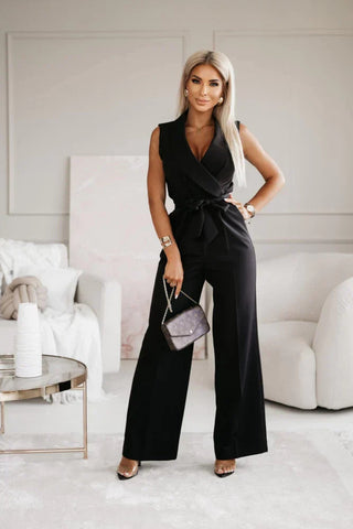 Damaris | Jumpsuit voor dames – Sculpturaal ontwerp, Vloeiende lijnen & Tijdloze grandeur