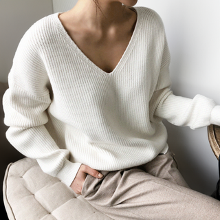 Noor | Comfortabele V-hals trui