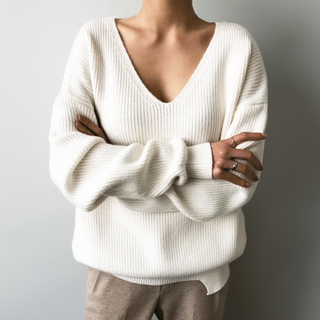Noor | Comfortabele V-hals trui