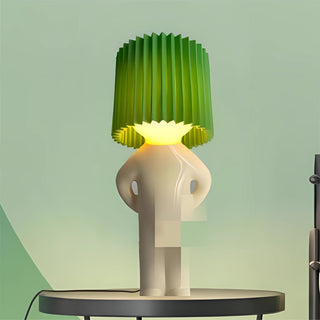 Mensvormige Tafellamp met Speels Designerontwerp Groen