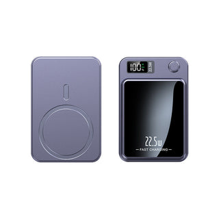 LuxCharge Elite Power Bank 20000mAh Ultra-Dunne Snellader Paars
