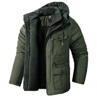 Warme Waterdichte Winterjas – Comfortabel & Weerbestendig voor Koude Dagen Groen
