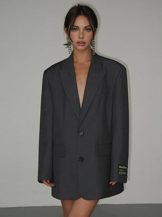 Vela | Klassieke Blazer voor Dames – Luxe Designer Jasje & Getailleerde Minimalistische Oversized Colbert