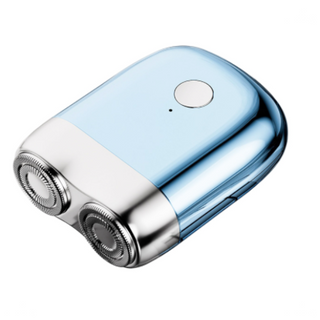 ShaveSmooth - Draagbaar Mini Scheerapparaat - Compact & Efficiënt voor een Gladde Huid Lichtblauw
