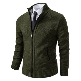 Otto | Gebreide Cardigan met Rits Groen
