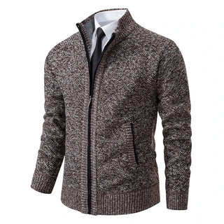 Otto | Gebreide Cardigan met Rits Koffie