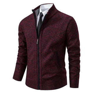 Otto | Gebreide Cardigan met Rits Bordeaux