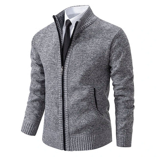 Otto | Gebreide Cardigan met Rits Lichtgrijs