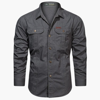 Ranger | Veldshirt met Borstzakken Grijs