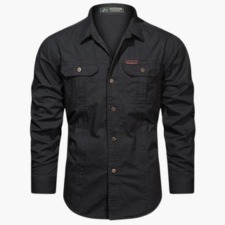 Ranger | Veldshirt met Borstzakken Zwart