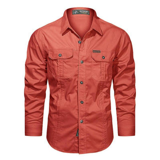 Ranger | Veldshirt met Borstzakken Rood