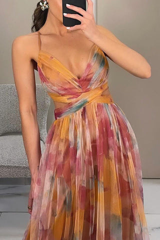 Pasha | Bloemrijke elegantie en verfijnd silhouet oranje