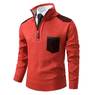 Herfst Luxe Kasjmier Herentrui - Archer Oranje