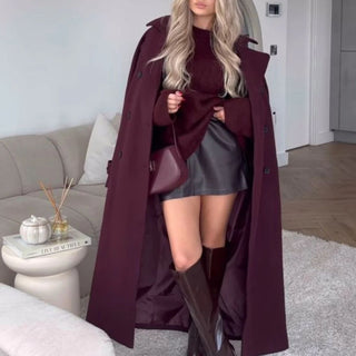 Quinty | Trenchcoat met riem voor dames