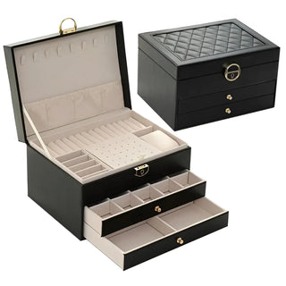 Luxueuze Meerdelige Sieradendoos – EleganceBox