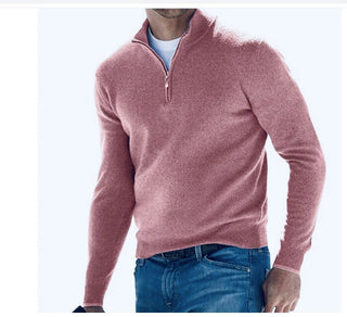 Ren | Stijlvolle trui met halve rits Roze
